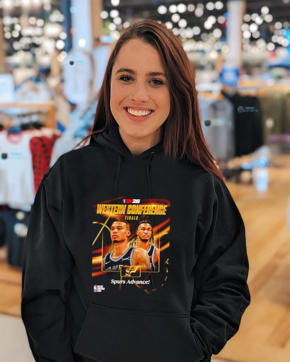 Western Conference Finals 2k26 Spurs advance shirt