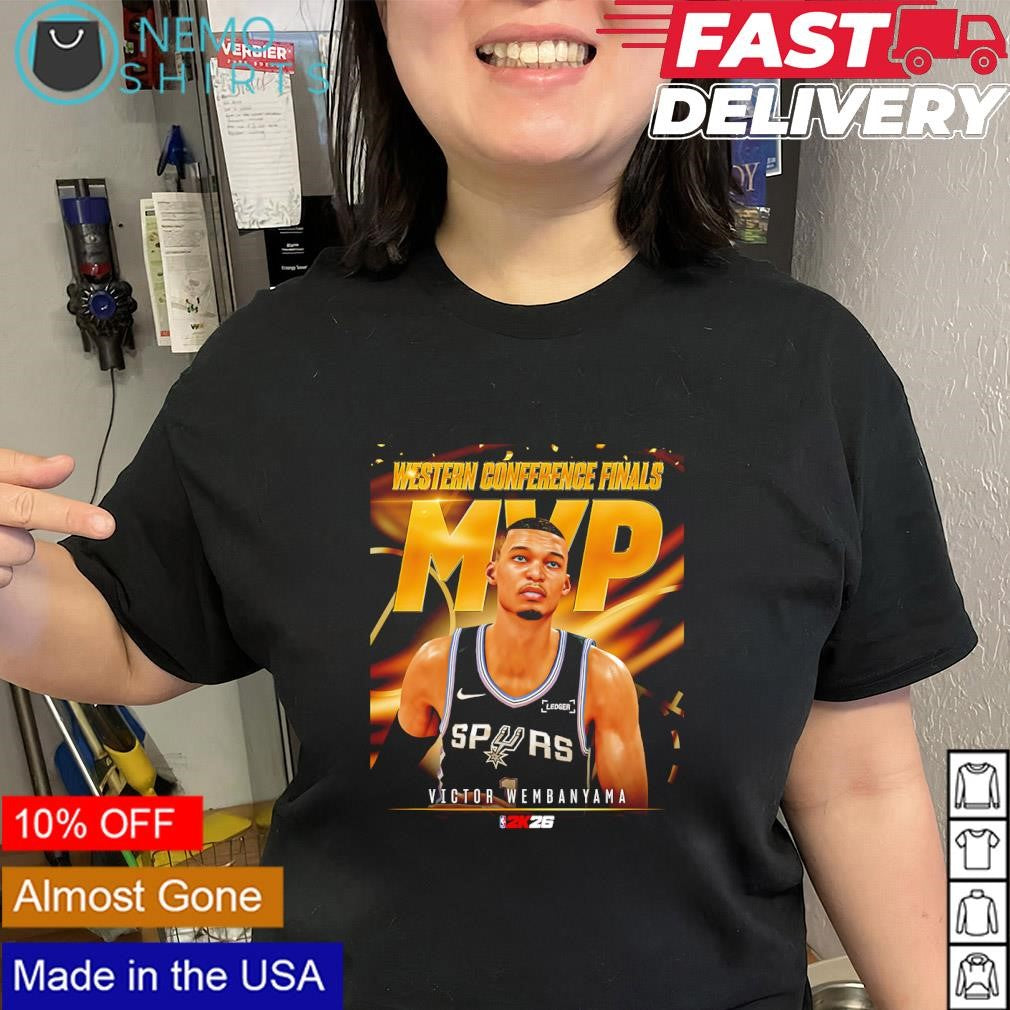 Western Conference Finals MVP 2k26 Victor Wembanyama Spurs shirt