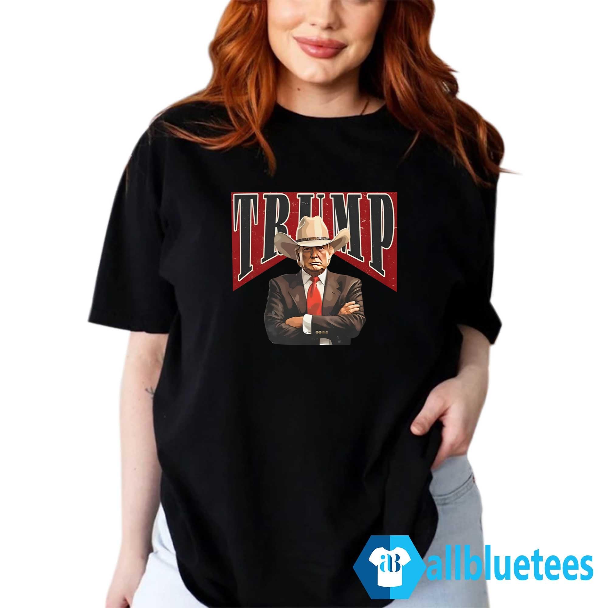 Western Cowboy Trump 2024 Shirt