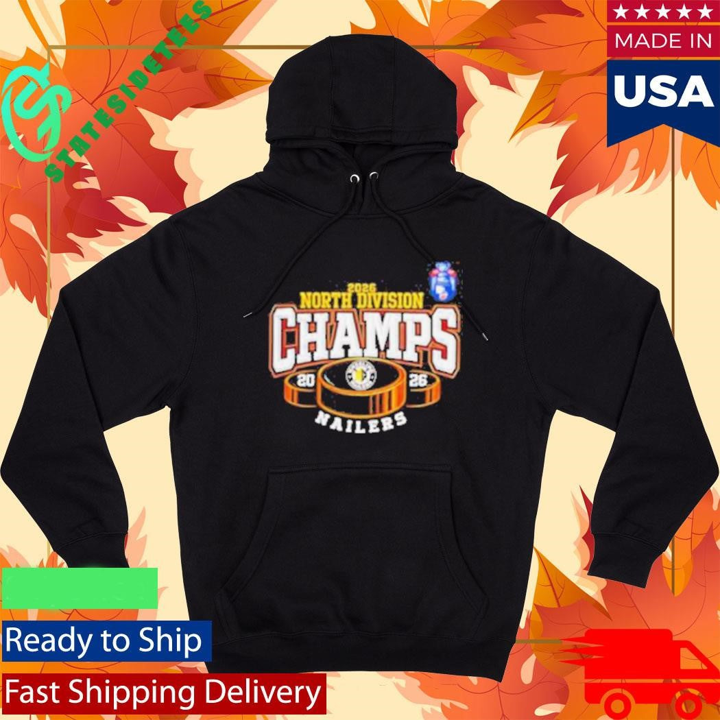 Wheeling Nailers 2026 North Division Champs Hockey Shirt