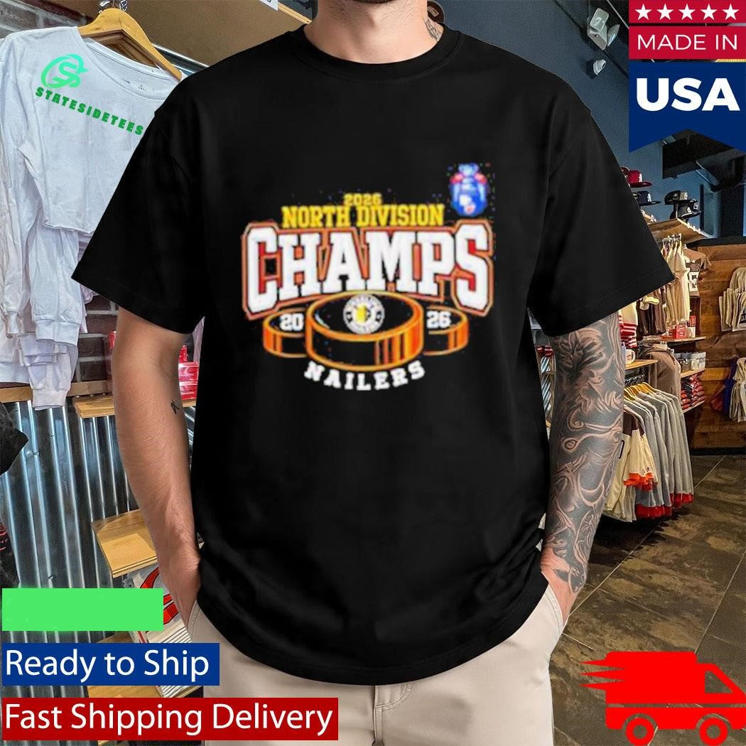 Wheeling Nailers 2026 North Division Champs Hockey Shirt