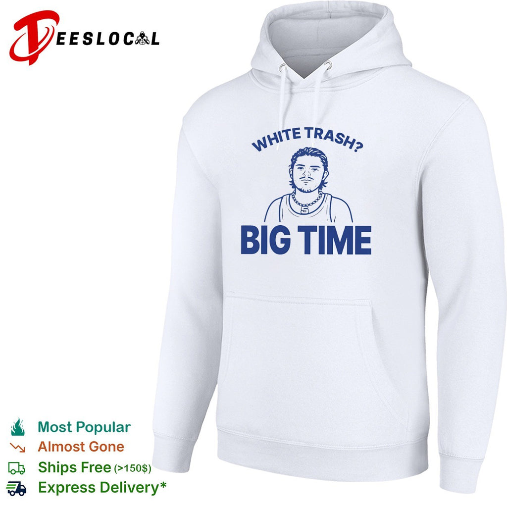 White trash big time NBA basketball shirt