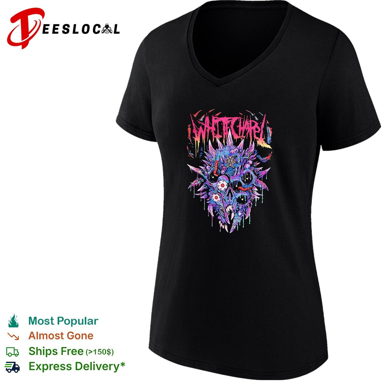 Whitechapel 2026 Summer Cultist Trip shirt