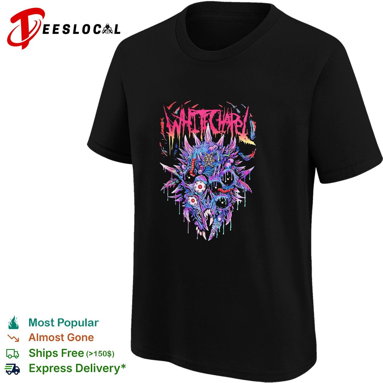 Whitechapel 2026 Summer Cultist Trip shirt