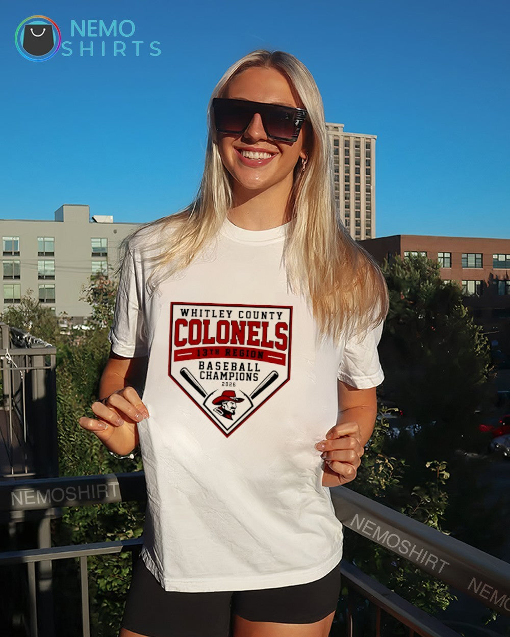 Whitley County Colonels 2026 13th Region Baseball Champions shirt