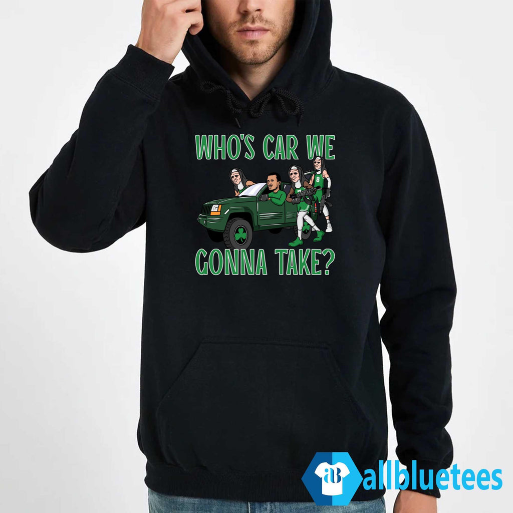 Celtics Jayson Tatum Who’s Car We Gonna Take Shirt