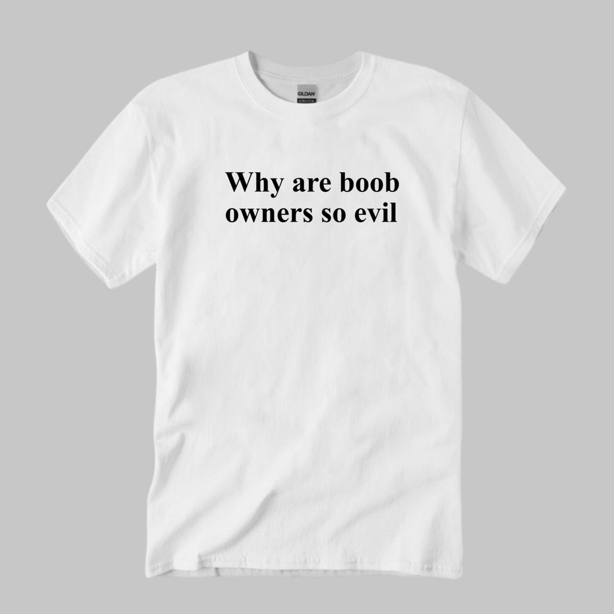 Why Are Boob Owners So Evil Shirt