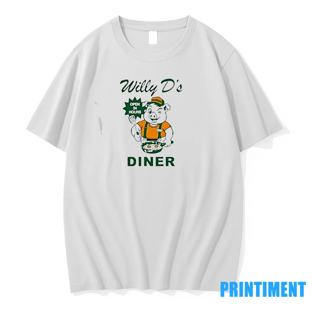 Wilderado Willy Ds Diner Open 24 Hours Tshirts Sweater