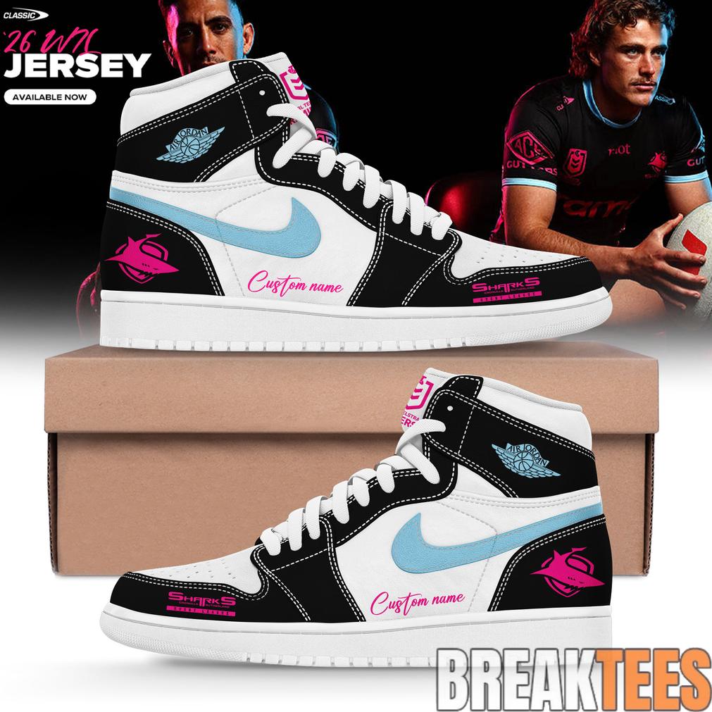 William Kennedy Cronulla Sharks Custom AJ1 Shoes