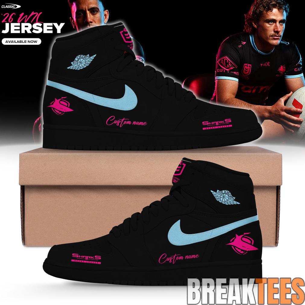 William Kennedy Cronulla Sharks Custom AJ1 Shoes