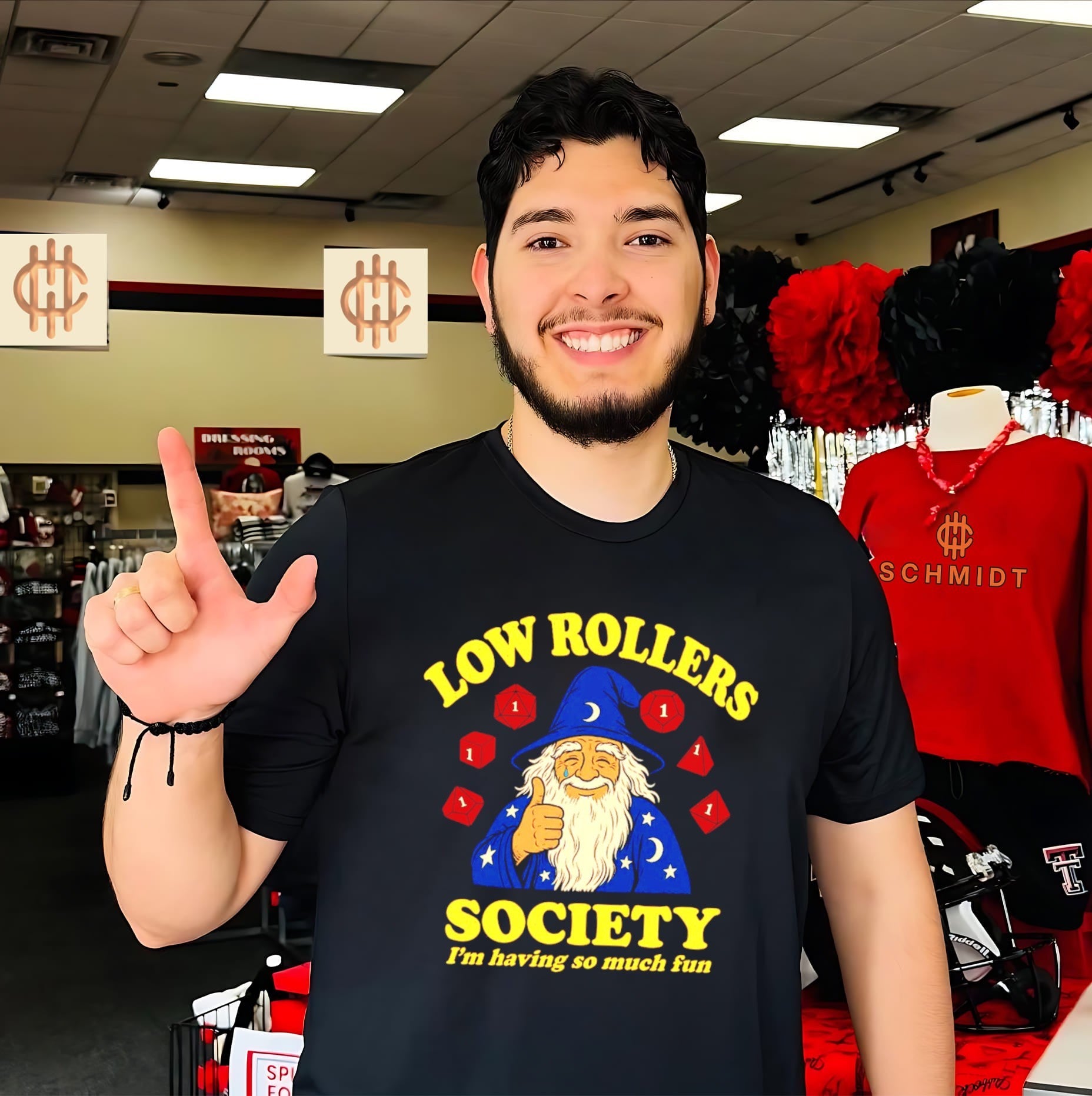 Wizard Low Rollers Society I’m having so much fun shirt