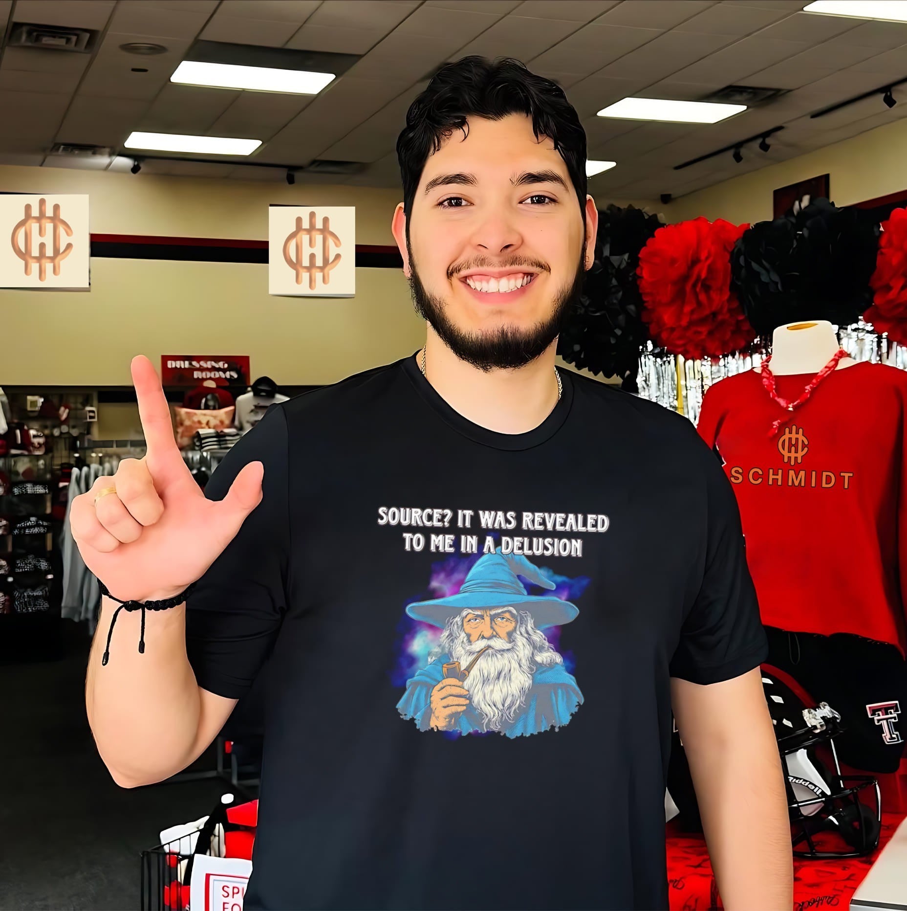 Wizard Source It was revealed to me in a delusion shirt