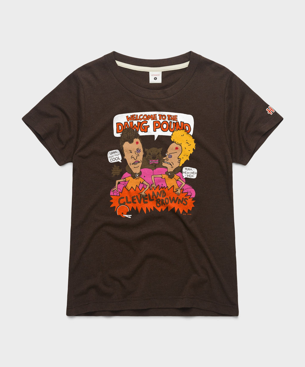 Women's Beavis And Butt-Head X Cleveland Browns Dawg Pound