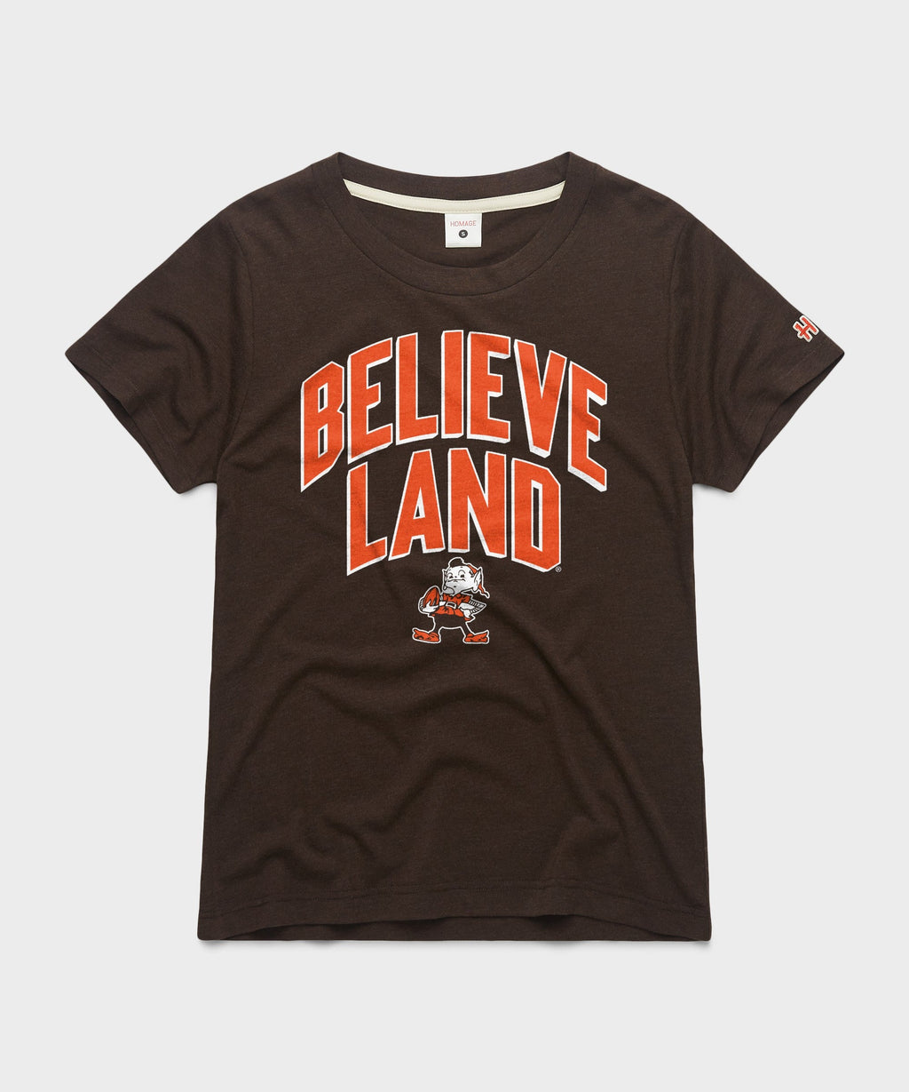 Women's Believeland Cleveland Browns Brownie