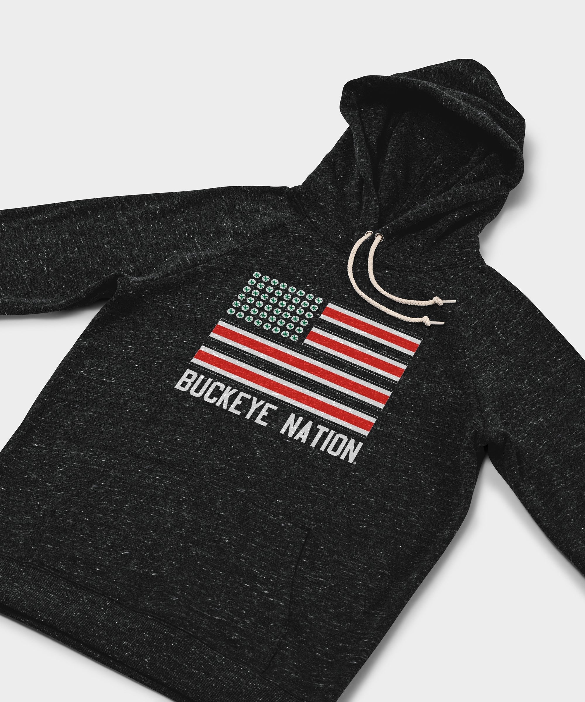 Women's Buckeye Nation Flag Hoodie