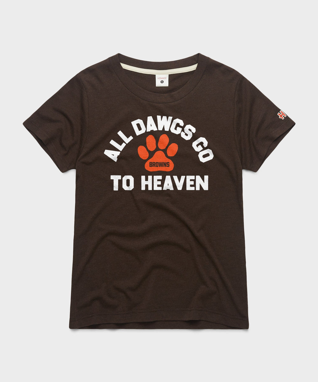 Women's Cleveland Browns All Dawgs Go To Heaven