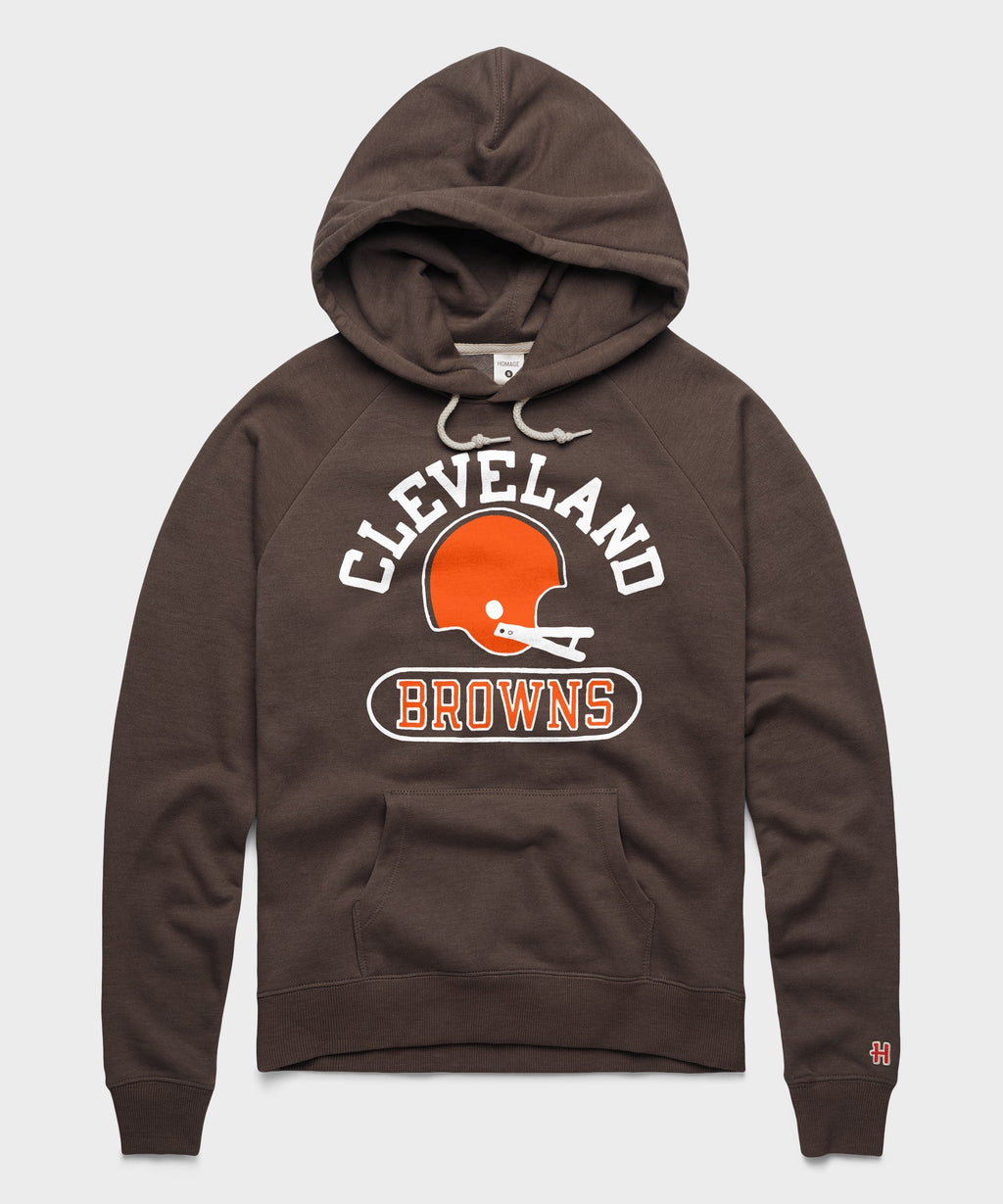 Women's Cleveland Browns Throwback Helmet Hoodie