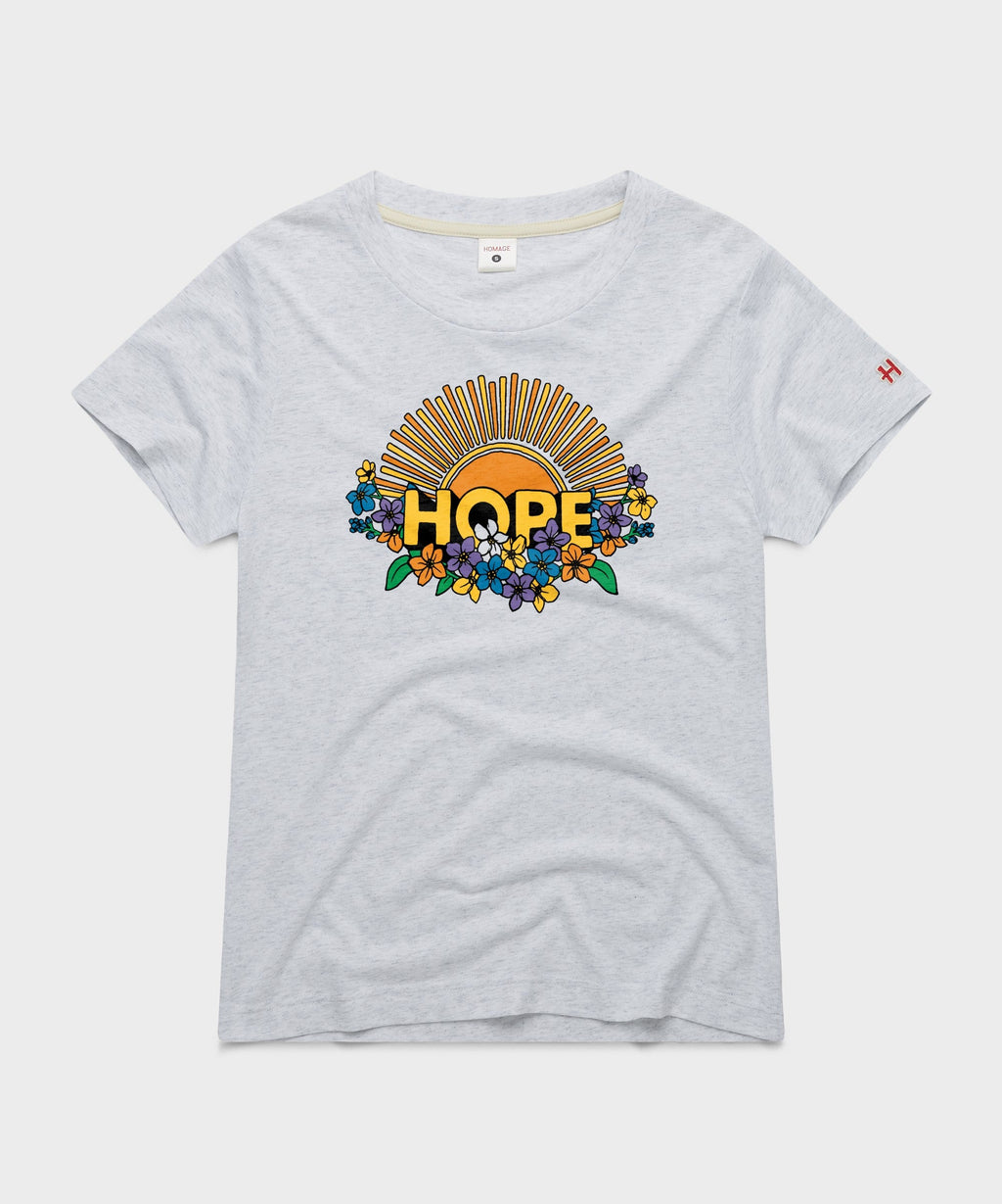 Women's Hope Sun And Flowers