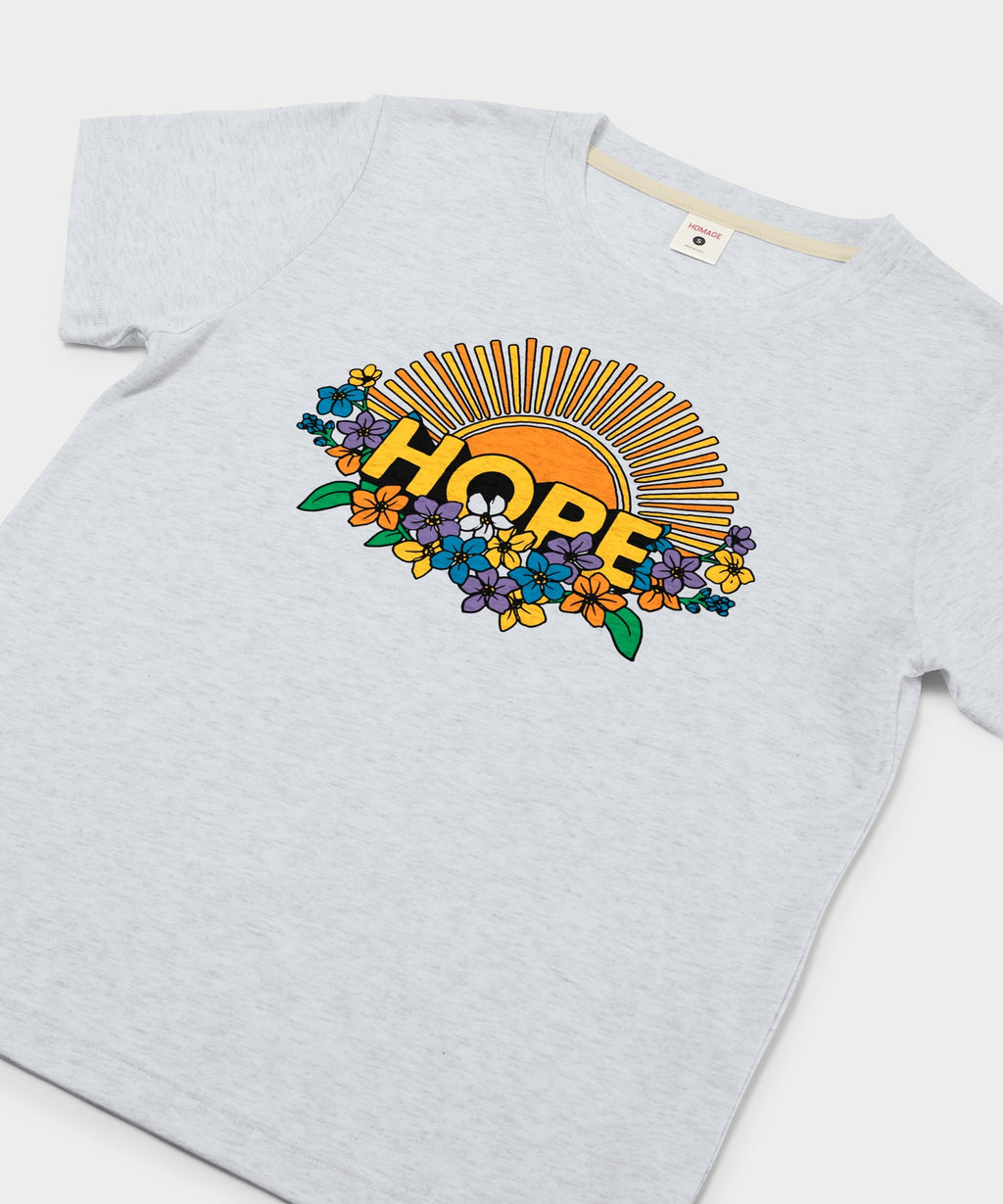 Women's Hope Sun And Flowers