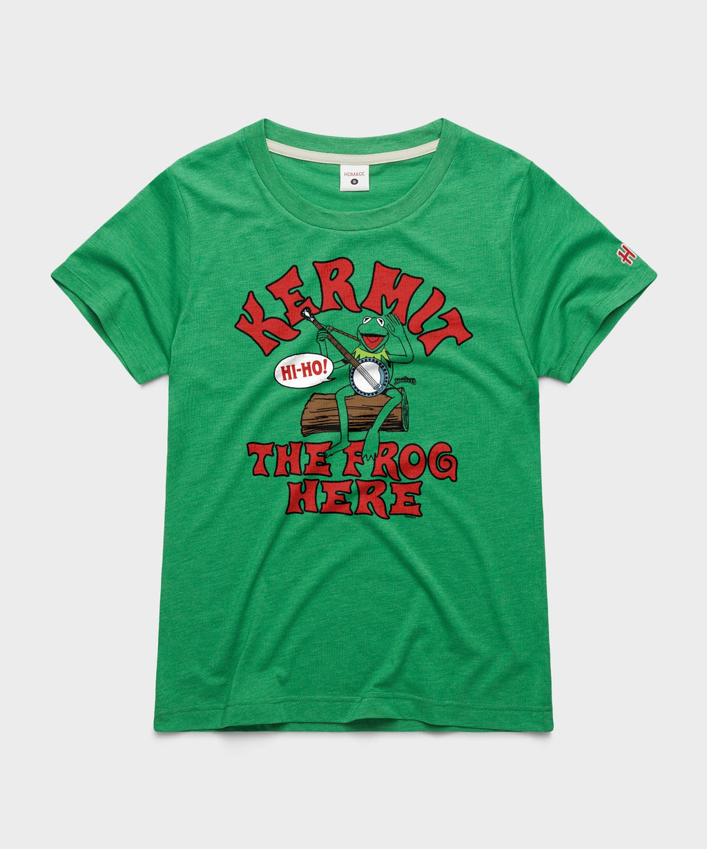 Women's Muppets Kermit The Frog Here T-Shirt