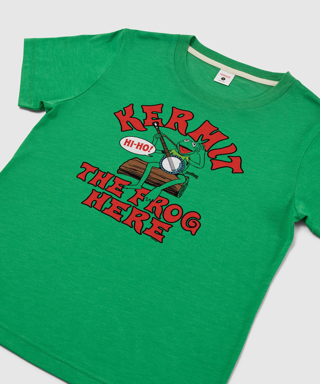 Women's Muppets Kermit The Frog Here T-Shirt