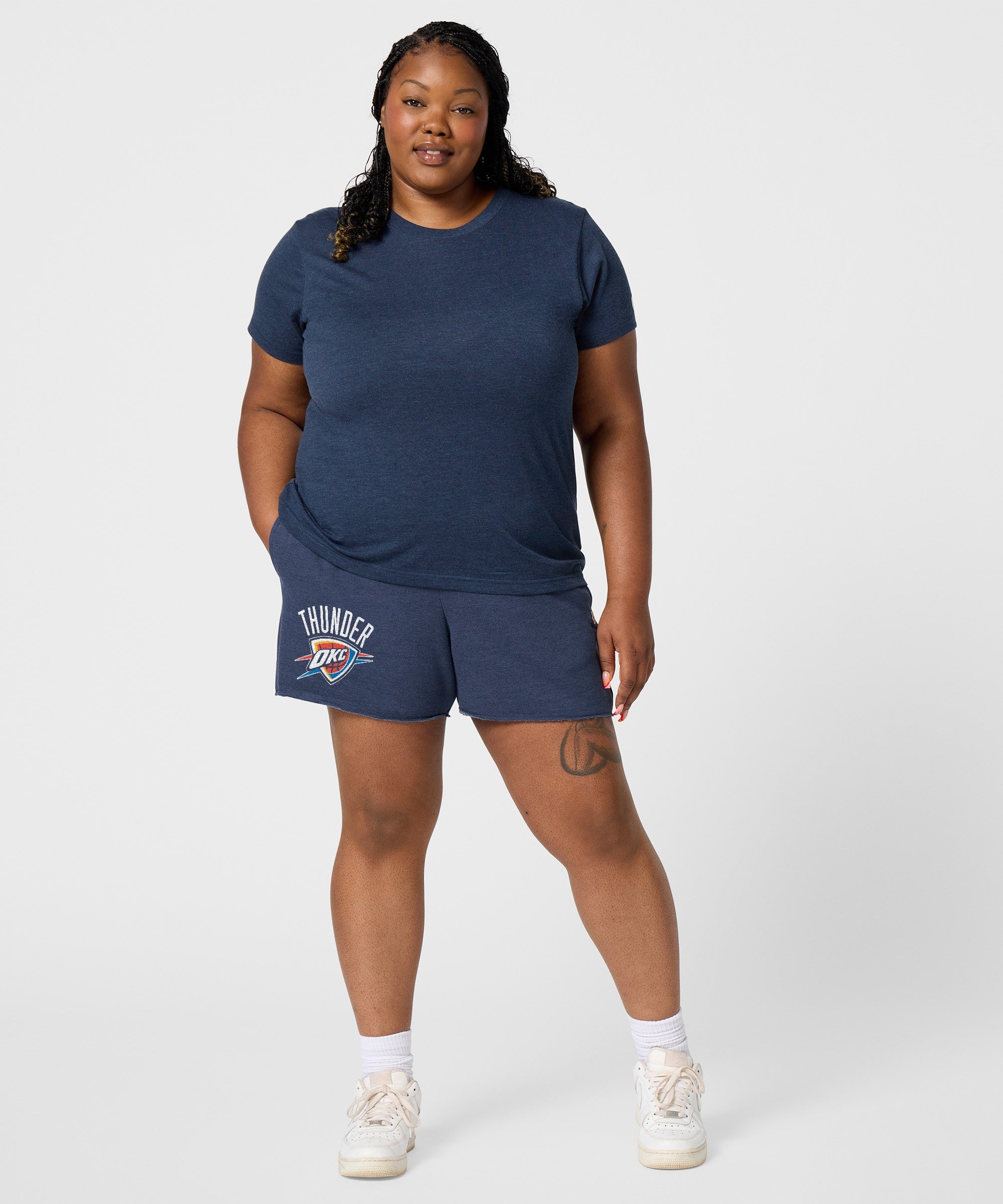 Women's Oklahoma City Thunder Arch Sweat Shorts