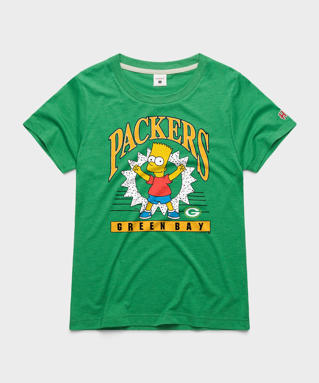 Women's The Simpsons Bart x Green Bay Packers