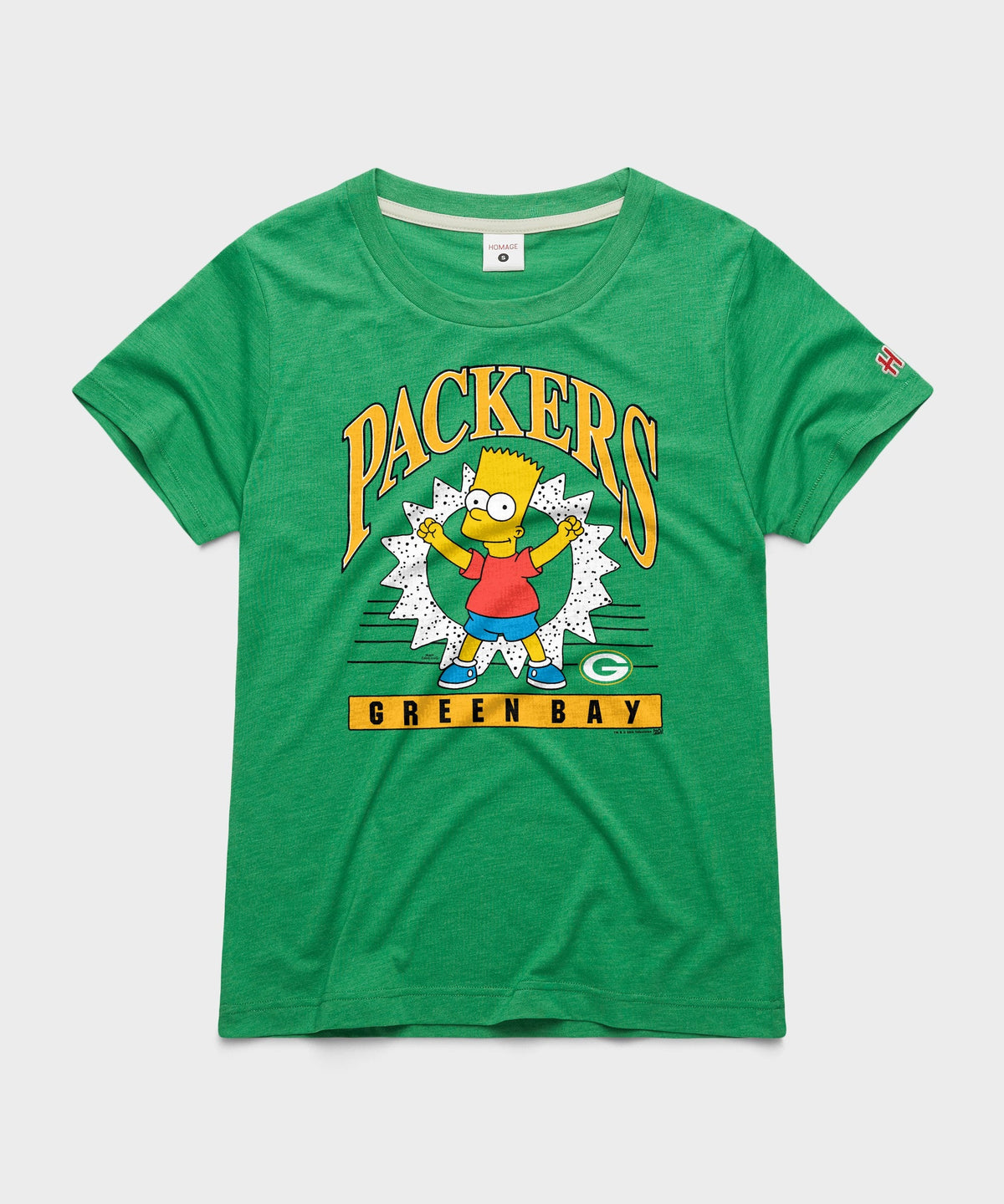 Women's The Simpsons Bart x Green Bay Packers