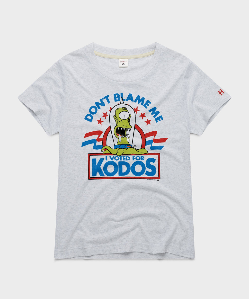 Women's The Simpsons Don't Blame Me I Voted For Kodos