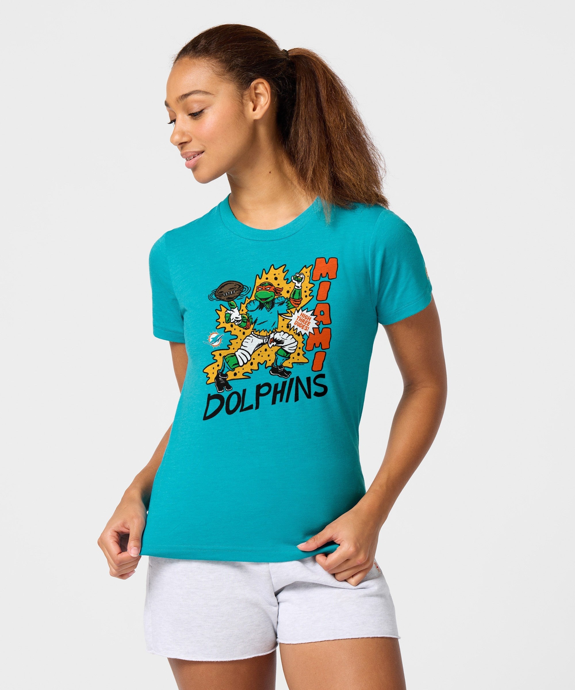 Women's TMNT Michelangelo x Miami Dolphins