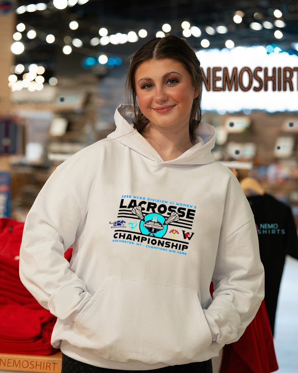 Women’s lacrosse championship 2026 NCAA Division III 4 teams champions win here shirt