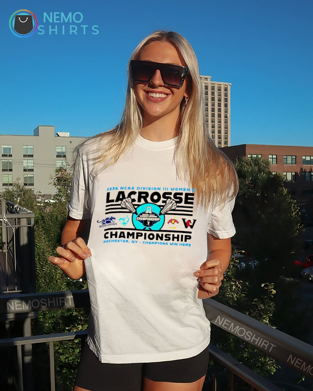 Women’s lacrosse championship 2026 NCAA Division III 4 teams champions win here shirt