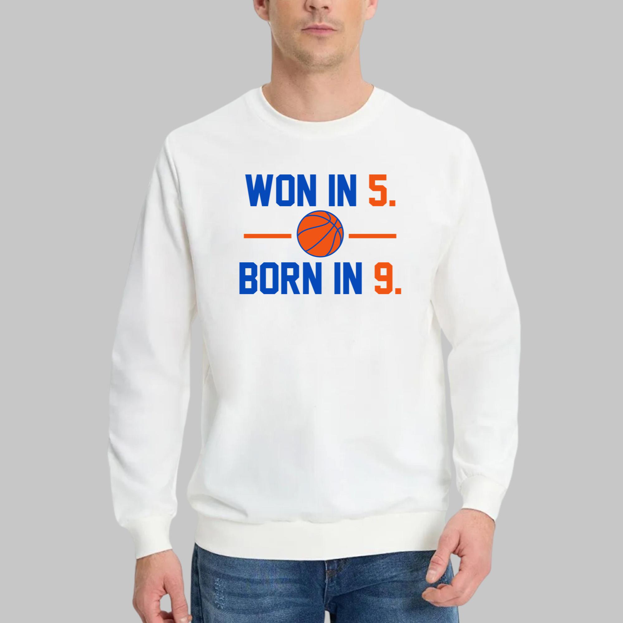 Won In 5 Born In 9 Shirt