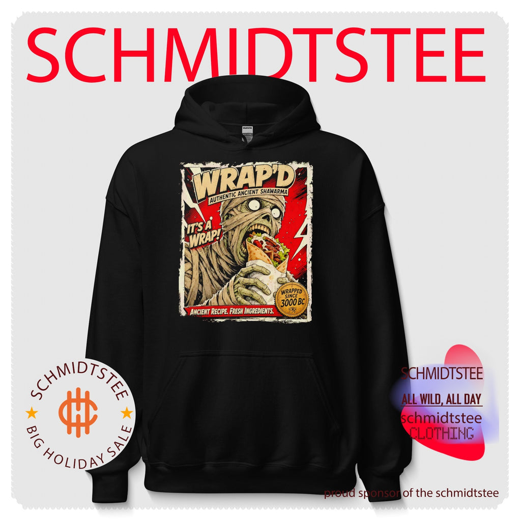 Wrap’d Authentic Ancient Shawarma Mummy Eating shirt