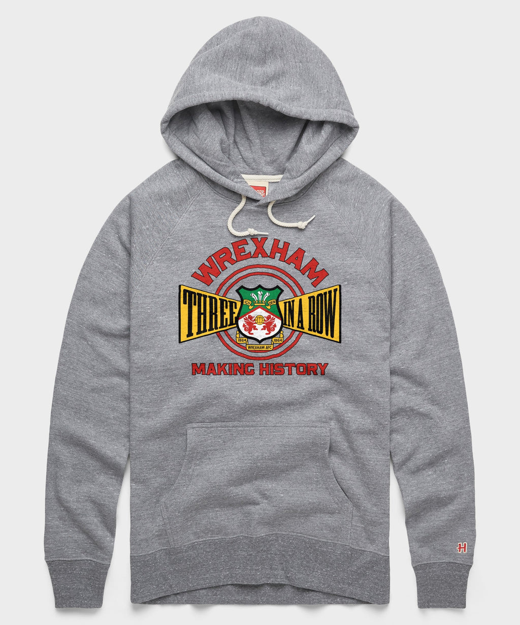 Wrexham AFC Three In A Row Hoodie