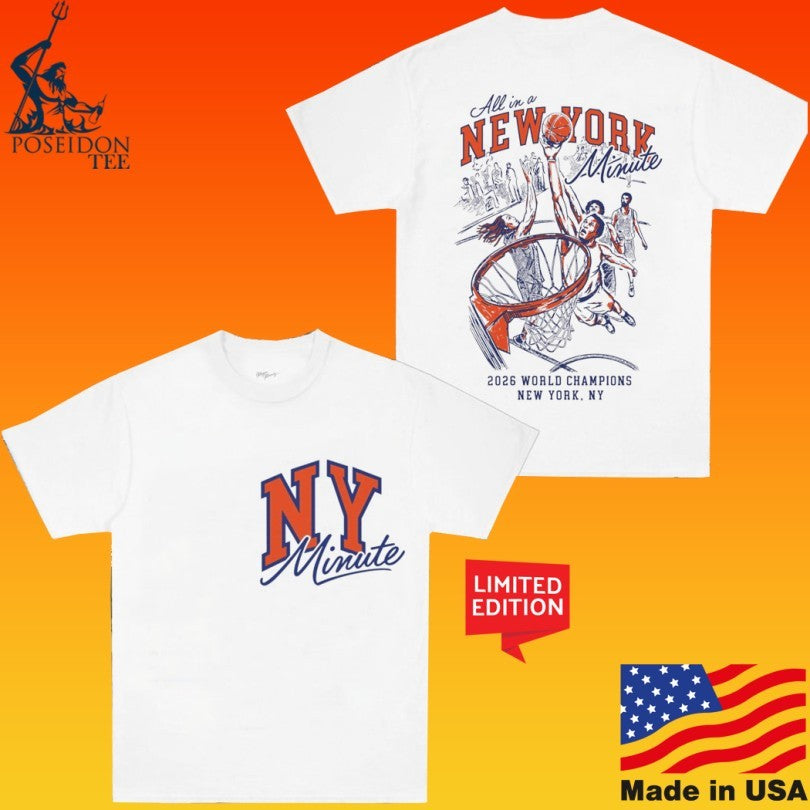 New York Minute All In New York 2026 World Champions New York Ny T-shirt