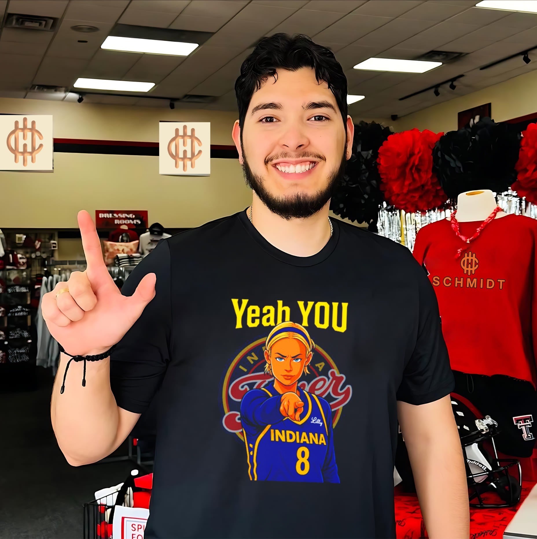 Yeah You Indiana Fever Basketball Player Pointing shirt