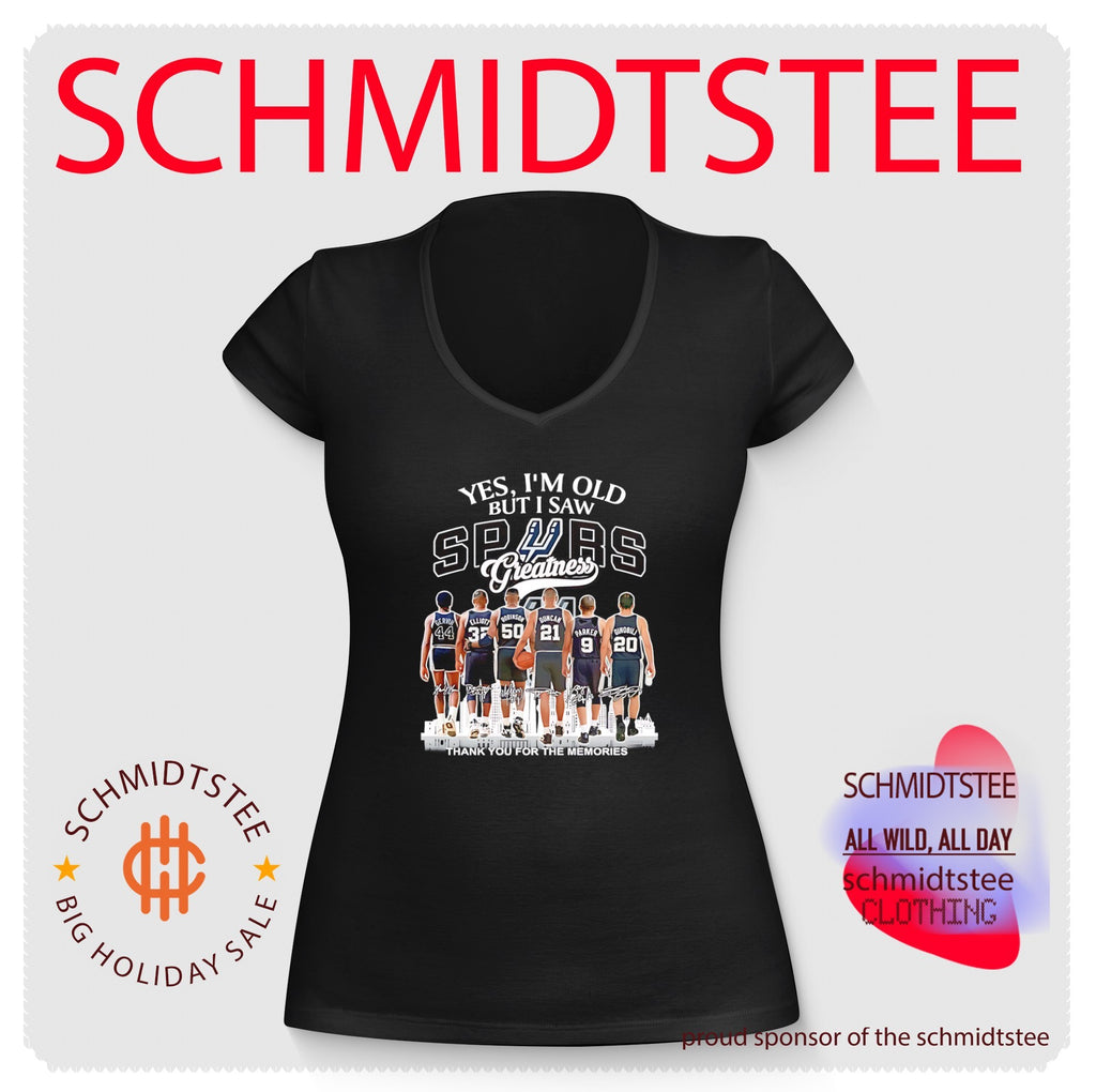 Yes I’m Old But I Saw San Antonio Spurs Greatness thank you for the memories shirt