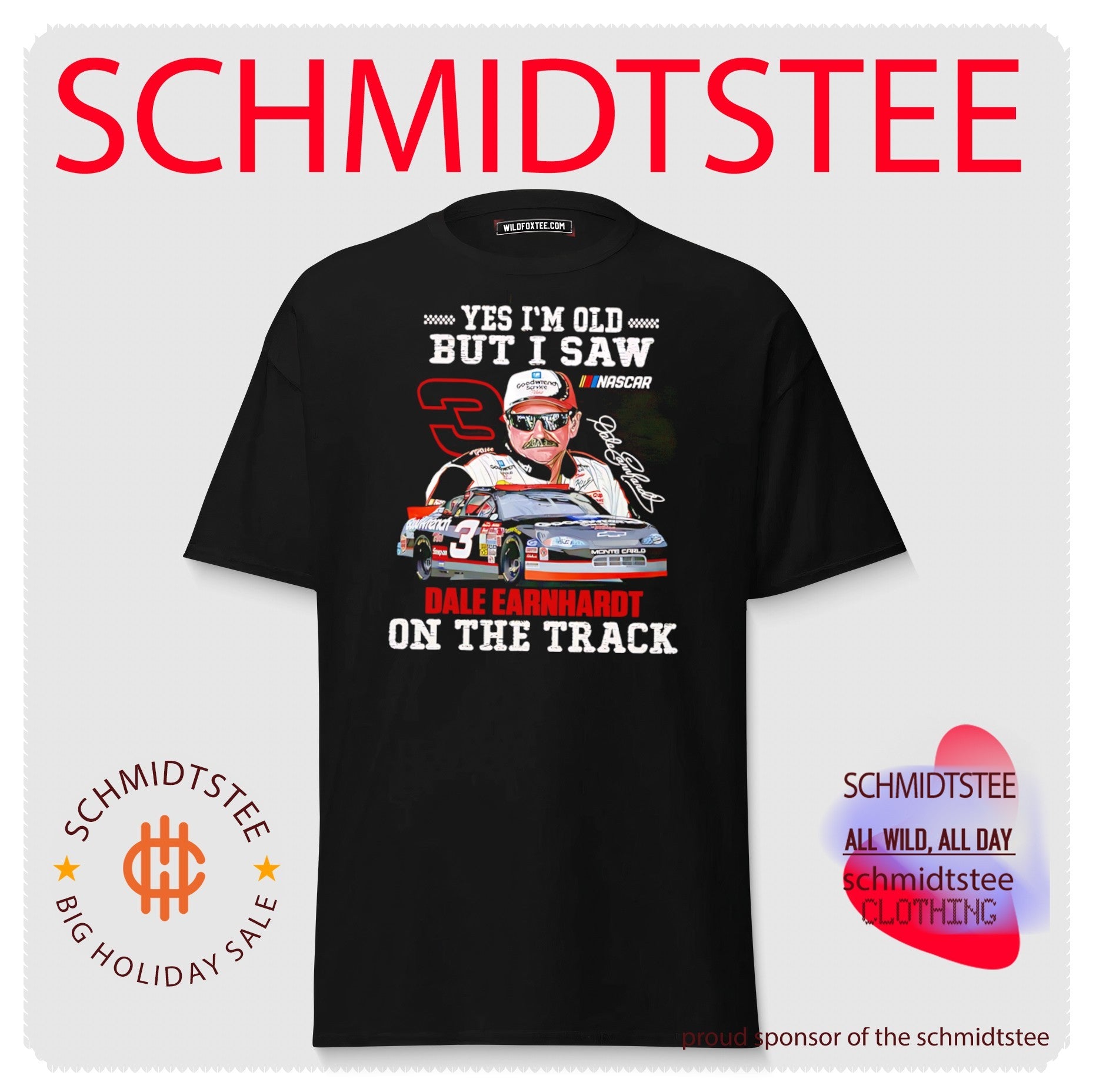 Yes I’m old but I saw Dale Earnhardt on the track signature shirt