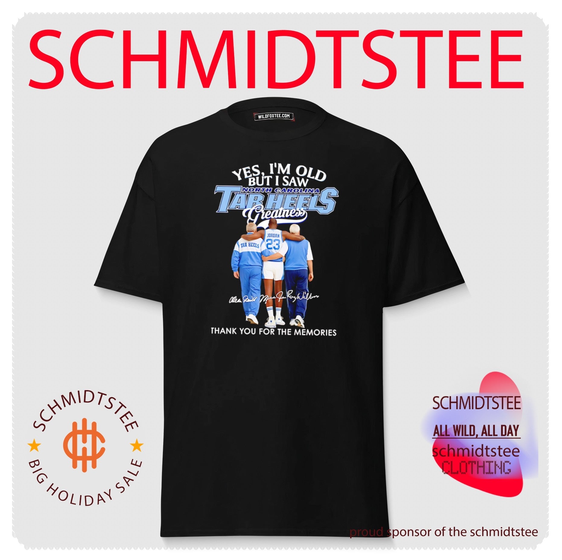 Yes I’m old but I saw North Carolina Tar Heels greatness thank you for the memories shirt