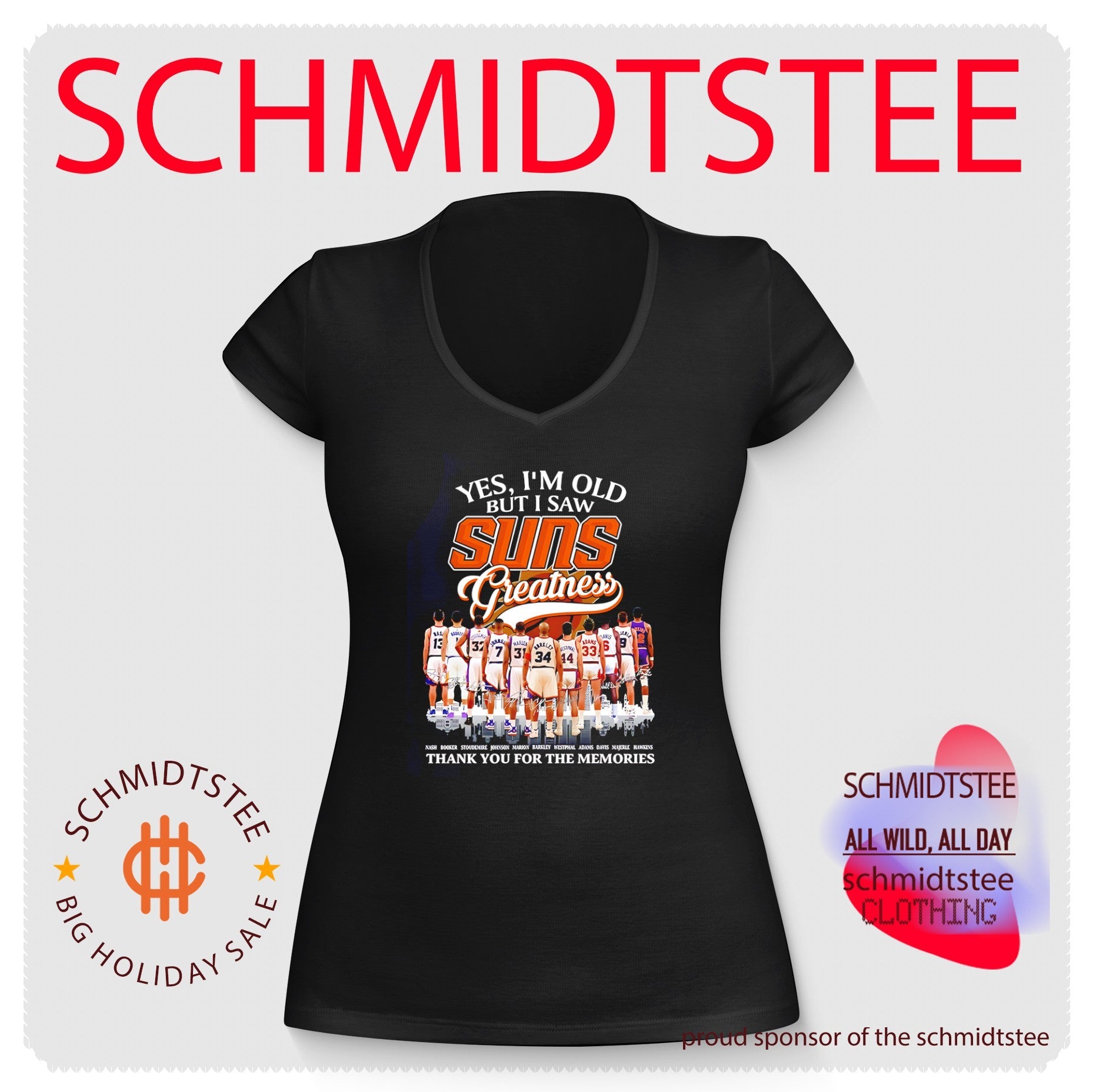 Yes I’m old but I saw Phoenix Suns greatness thank you for the memories shirt