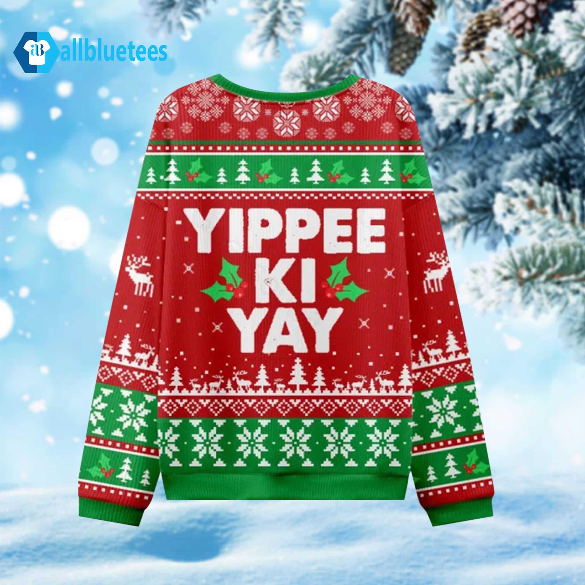 Yippee Ki Yay Ugly Christmas Sweater