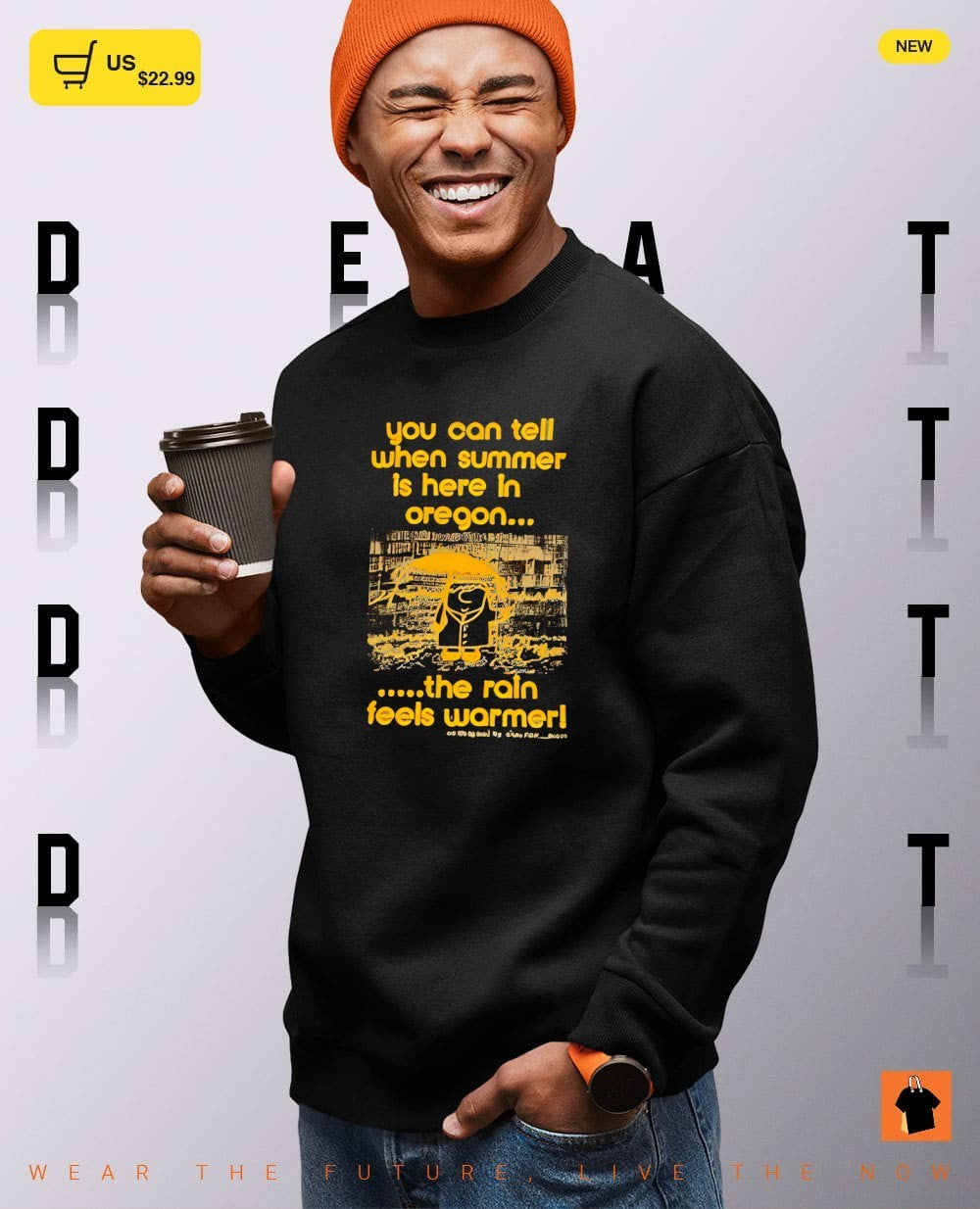 You can tell when summer is here in oregon the rain feels warmer shirt