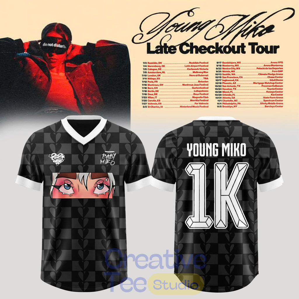 Young Miko Late Checkout Tour 2026 Special Football Jersey