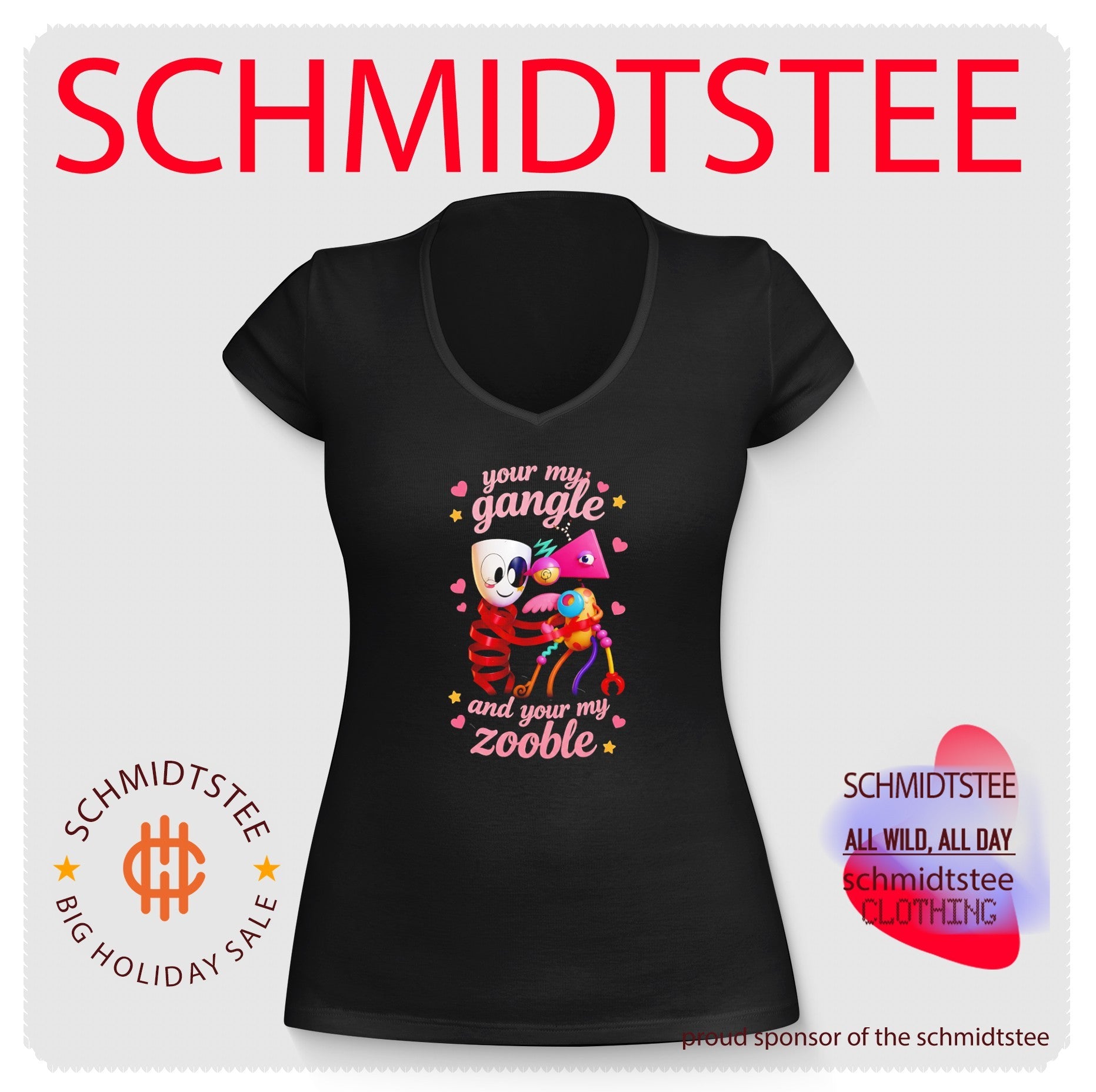 Your My Gangle and Your My Zooble The Amazing Digital Circus shirt