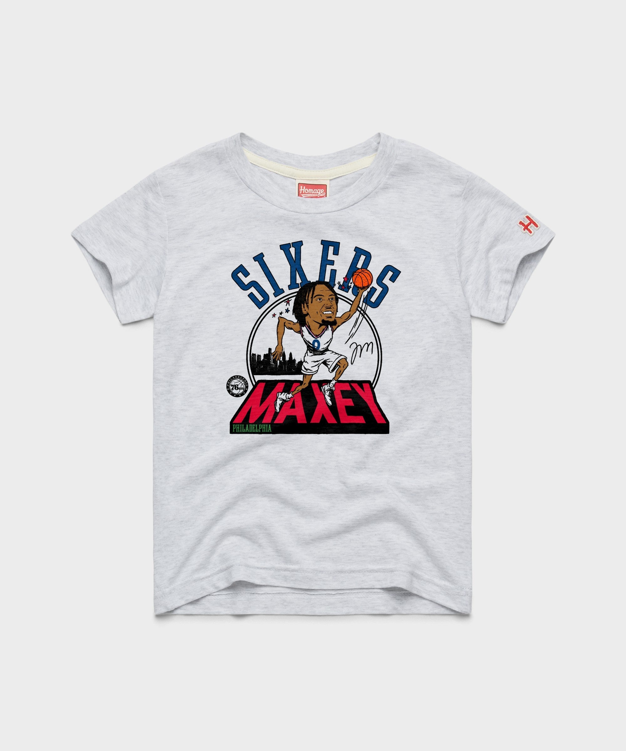 Youth 76ers Tyrese Maxey Signature City Edition 2024