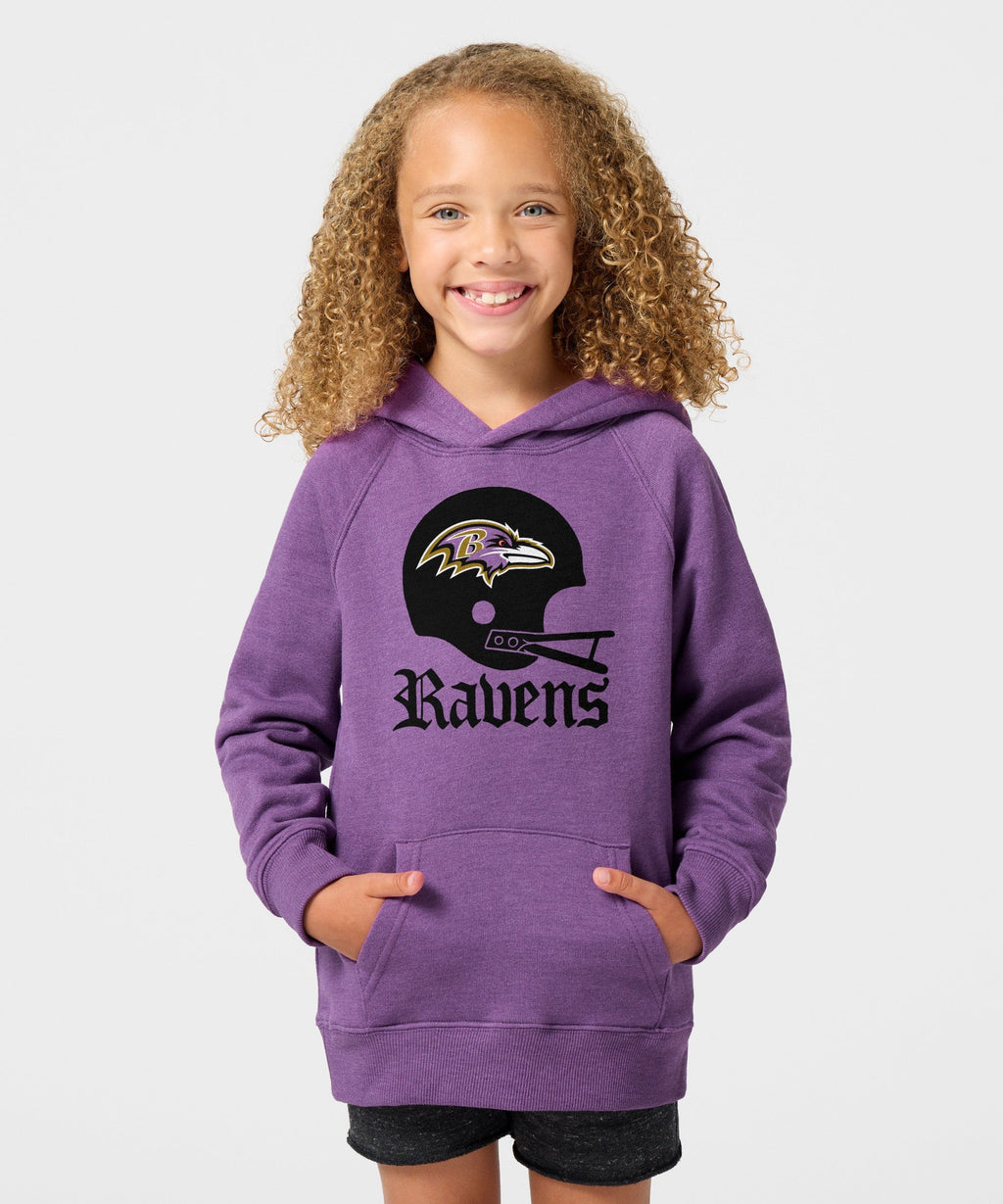 Youth Baltimore Ravens Big Helmet Hoodie