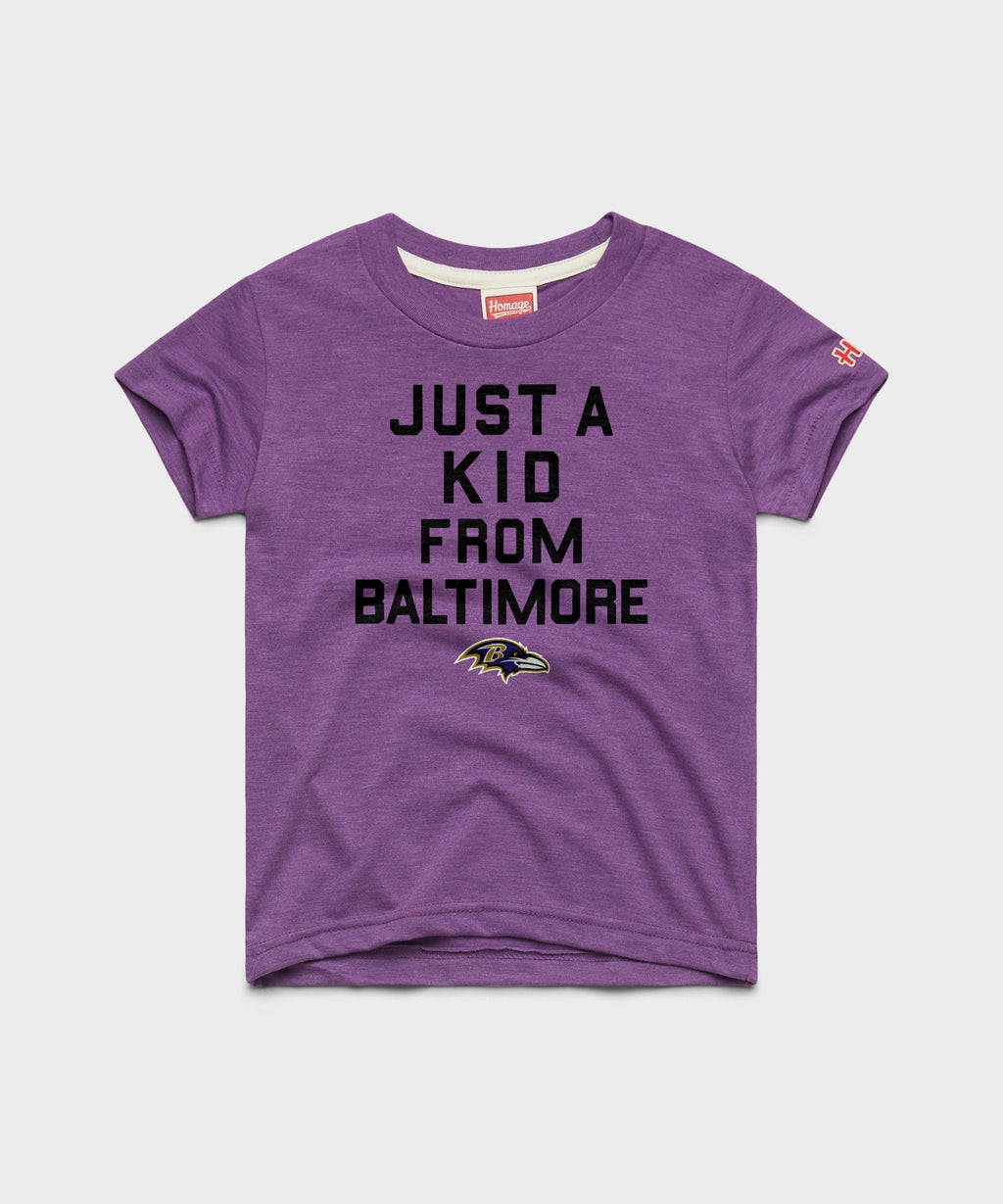 Youth Baltimore Ravens Just A Kid From Baltimore