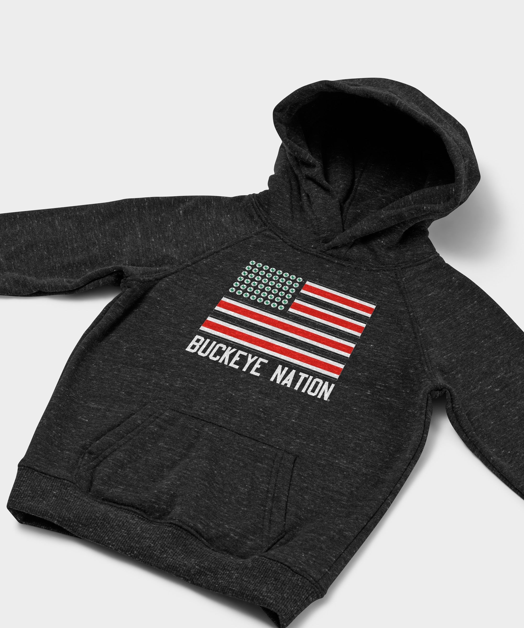 Youth Buckeye Nation Flag Hoodie