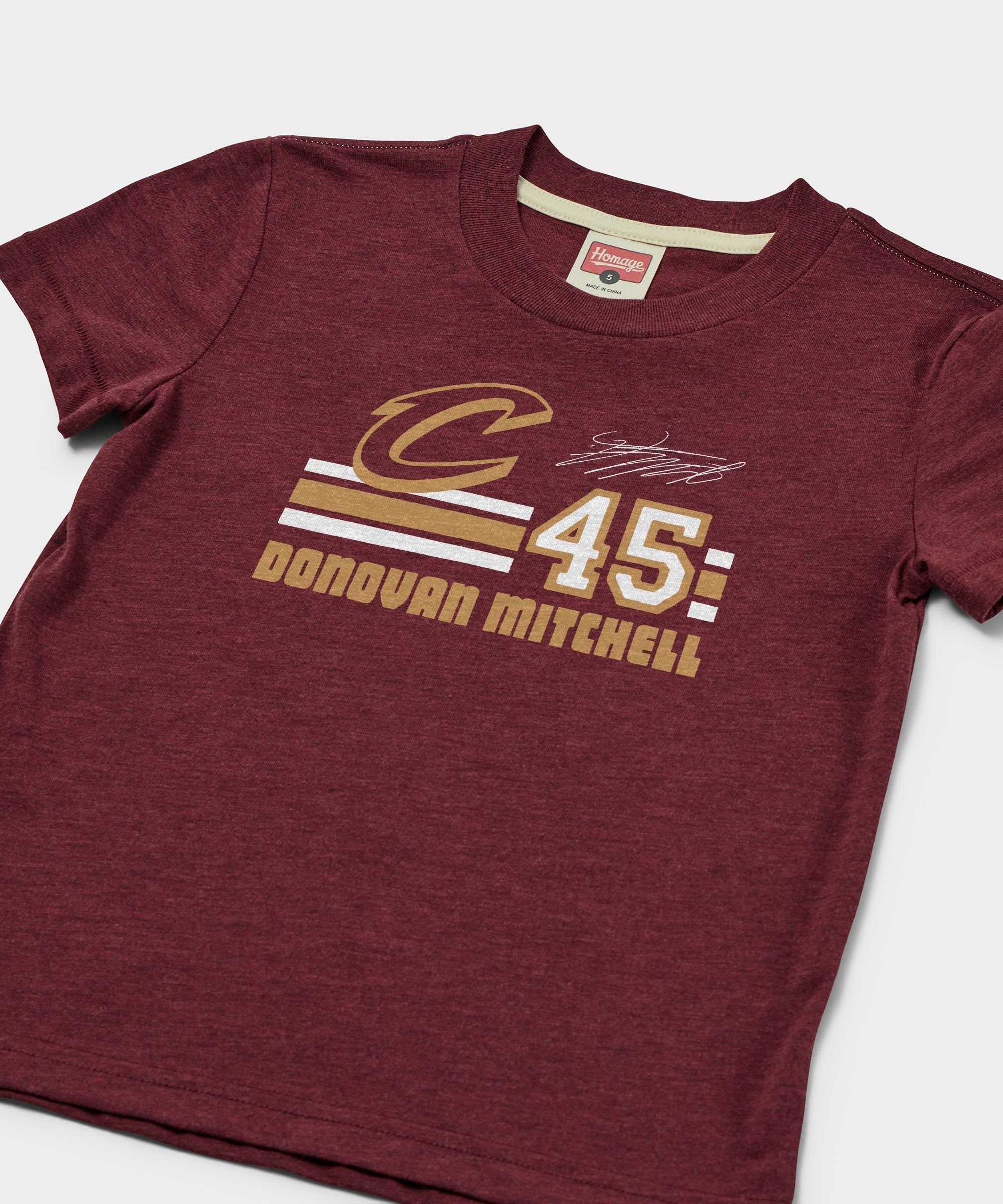 Youth Cavs Donovan Mitchell Signature Jersey